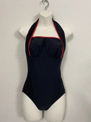 Detector de Forma Traje de Baño de Una Pieza Control de Abdomen Talla 8 Hecho en EE. UU. NEGRO Foto 1 de 4