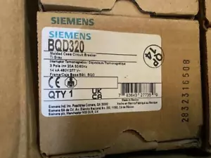 Siemens - BQD320 - Formgehäuse-Leistungsschalter - 20A, 3-phasig, 480V (NEU) - Bild 1 von 1