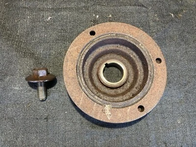 01-03 Ford Escort DOHC Zetec 2,0 L cigüeñal polea equilibrador armónico y perno Foto 1 de 3