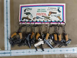 Vintage mini key chain diecast pistol cap gun lot  display - Picture 1 of 6