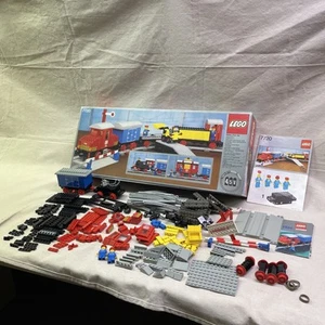 Vintage 1980 LEGO 7720 4.5v Battery Train Set Near Complete Instructions Box - Picture 1 of 22