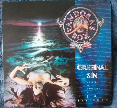 PANDORA'S BOX. ORIGINAL SIN. 1989. DOUBLE LP.  WRITTEN & PRODUCED -JIM STEINMAN - Изображение 1 из 4