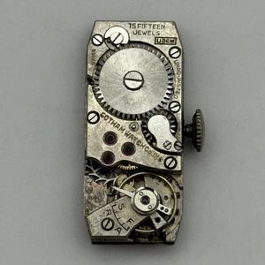 11mm Vintage Gotham UDCW 2520 Manual Wind Watch Movement PARTS REPAIR - Picture 1 of 12