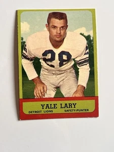 1963 Topps #33 Yale Lary Detroit Lions EX or Better NFL Football Card - Picture 1 of 2