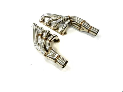 Colector turbo de acero inoxidable OBX Ford Big Block 385 429 460 arriba/adelante 2-1/4" Foto 1 de 4