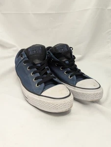 Zapatillas Converse All Star Lona Azul Hombre 7 Cordones Planas - Imagen 1 de 8
