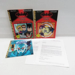 RARE Lot of 3 SIGNED Animation Artist Daniel Vessenmeyer BOOKS!! Batman & Robin+ - Afbeelding 1 van 21