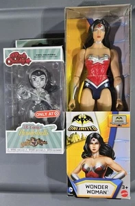 Funko Rock Candy DC Comics Bombshells Wonder Woman Target Batman Unlimted 12in - Picture 1 of 2