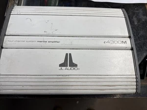Jl Audio e4300M Marine 4 channel amp E-4300-M JL Tested Free Shipping - Picture 1 of 9