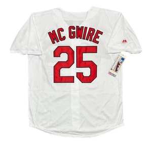 Mark McGwire Majestic St. Louis Cardinals Heim weiß Trikot Herren Größe Large - Bild 1 von 3