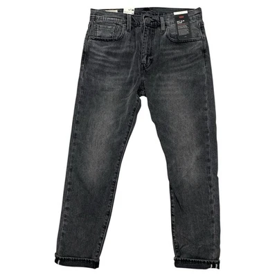 Pantalones de mezclilla Levi's Premium 512 ajustados con ribete cónico para hombre mezcla de cáñamo elásticos negros Foto 1 de 4