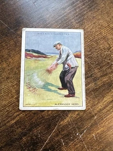 1930 Wills Famous Golfers - Alexander Herd #10 - Picture 1 of 6