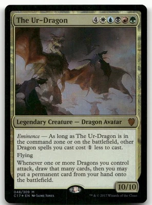 The Ur-Dragon #48 (Foil) (LP) Commander 2017 C17 Magic MTG - Image 1 of 2