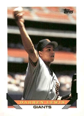 1993 Topps #176 Darren Lewis - Image 1 of 2