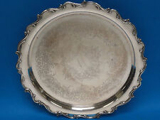 VINTAGE WILCOX INTERNATIONAL SILVER Co JOANNE 7272 FOOTED TRAY 14.5" 