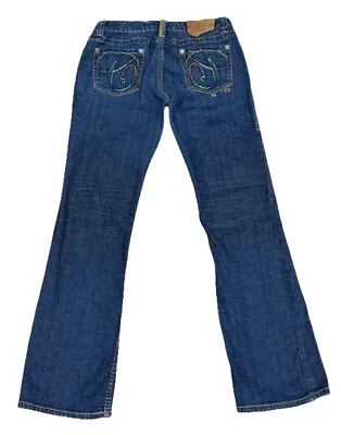 Coogi Australia Blue Denim Jeans Women’s Size 11/12 Bootcut Embroidered Pockets  - Image 1 of 4