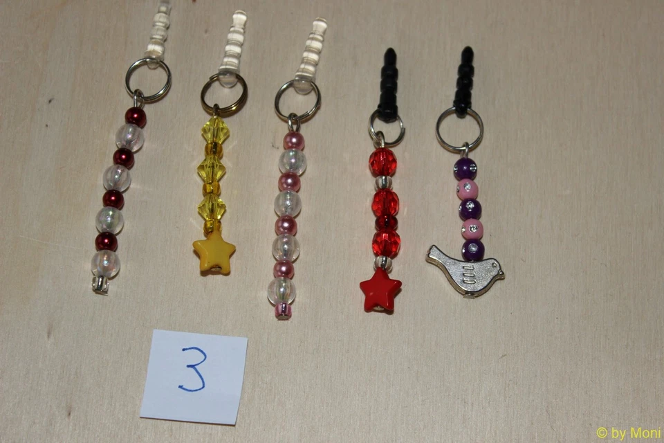 Handyschmuck Ohrhörerbuchse Staubschutz Stecker 5 Stück - Bild 1 von 1