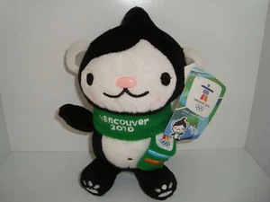 MIGA Plush 2010 Vancouver Olympic Mascot 8" with tags - Imagen 1 de 2