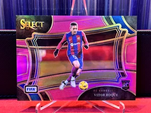 2023-24 Panini Select Vitor Roque RC Pink 02/75 Barcelona Brazil Palmeiras - Picture 1 of 2