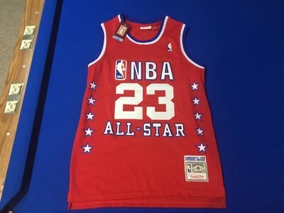 Camiseta Mitchell & Ness Bulls Michael Jordan roja para hombre 40M All Star 1989 Foto 1 de 4