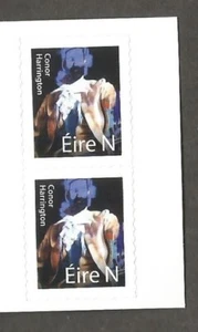 2025 IRE 6th ISSUE ART ON A STAMP III CONOR HARRINGTON BOOKLET PAIR - Picture 1 of 1