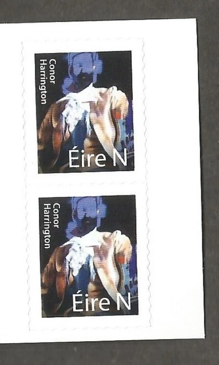2025 IRE 6th ISSUE ART ON A STAMP III CONOR HARRINGTON BOOKLET PAIR - Image 1 of 1
