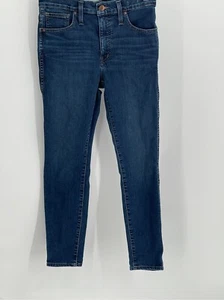 Madewell Jeans 10" High Rise Skinny Women's 27 Petite Blue - Picture 1 of 13