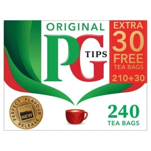 PG Tips 240 Tea Bags Pack of Original English Tea PG Tea Bags - Picture 1 of 5