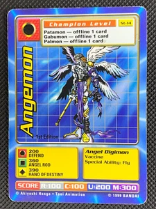 Angemon St-14 1st Edition Digimon Bandai 1999 NonFoil - Picture 1 of 4