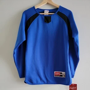 Rawlings YUDFP Youth S Dugout Fleece Pullover Baseball Practice Crew Sweatshirt - Picture 1 of 8