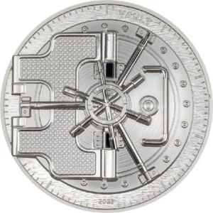 Moneda Vault 2023 $20 3 oz Plata Smartminting a prueba Cooks Isla CIT - Imagen 1 de 3