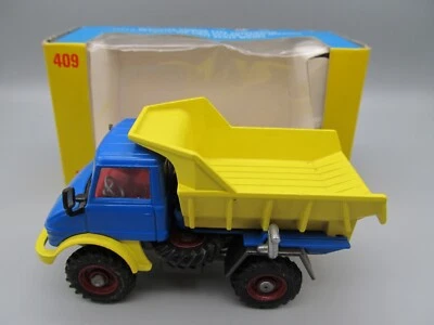 Volquete Corgi 409 Mercedes Benz Unimog 406, suspensión, excelente, raro Foto 1 de 4