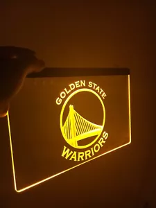 Golden State Warriors LED Neon Sign for Game Room,Office,Bar,Man/Lady Cave. - Picture 1 of 7