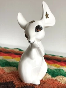 Vintage 7.5" BIG EAR Ceramic MOUSE Figurine MID-CENTURY Modern KITSCH Animal MCM - Picture 1 of 10
