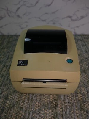 Zebra LP2844 Direct Thermal Label Printer White Untested, No Power Cable, As Is! - Image 1 of 4
