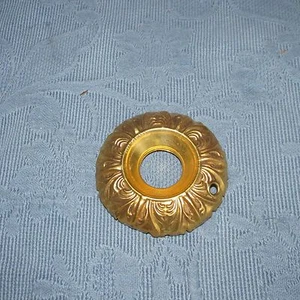 Vintage Brass Fancy Chandelier Light Socket Cover,New Old Stock - Picture 1 of 5