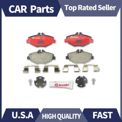 Juego de pastillas de freno delanteras Brembo cerámica OE para Mercedes-Benz E350 2006 2007 2008 09 Foto 1 de 3