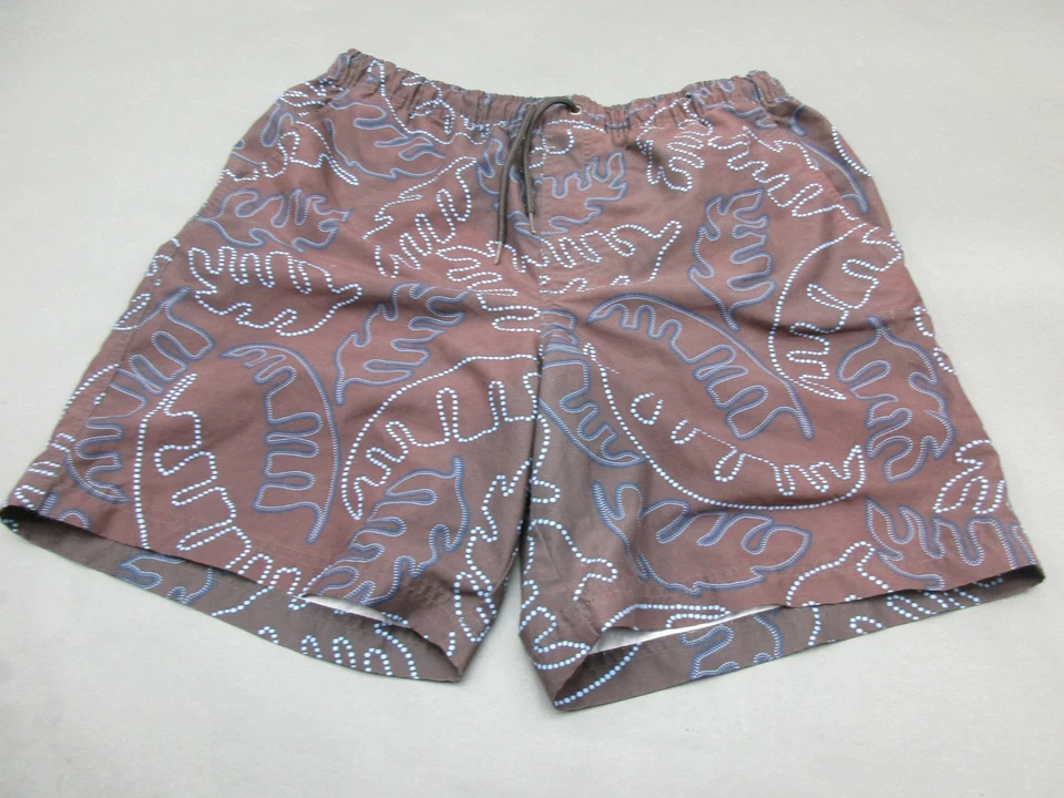 ROUNDTREE & YORKE TALLA S (34) HOMBRE MARRÓN NATACIÓN SURF FORRADO TABLA SHORTS 809 Foto 1 de 4