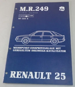 Manuel D'Atelier Renault R25 Système D'Injection De 11/1986 - Picture 1 of 1