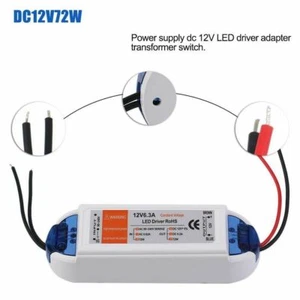 AC 100-220V, DC12V 72WA Netzteil Transformator LED Adapter - Bild 1 von 8