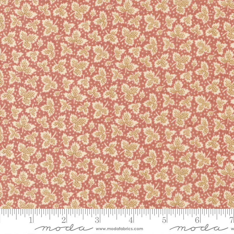 Chateau De Chantilly Cloute Blenders Leaf Clay French General for Moda 1/2 Yard - Image 1 of 1