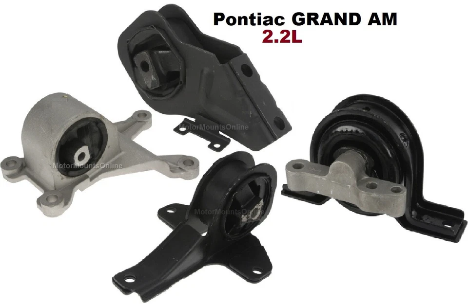8MB219P 4pc Motor Mounts fit 2.2L engine 2002 2003 2004 2005 Pontiac GRAND AM - Image 1 of 1
