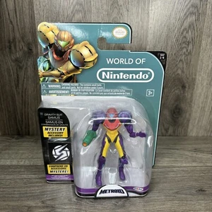 Metroid Gravity Suit Samus World of Nintendo 4.5" Action Figure Jakks Pacific - Picture 1 of 6