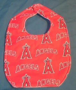 .NUEVO BABERO BEBÉ NIÑO HECHO A MANO LOS ANGELES ANGELS BÉISBOL LA CALIFORNIA - Imagen 1 de 1