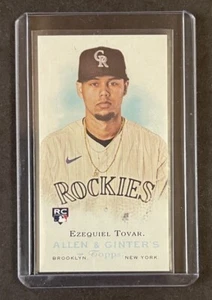 Mini Ezequiel Tovar Topps Allen & Ginter Rookie Design Variation 2023 #RDV-14 - Imagen 1 de 2