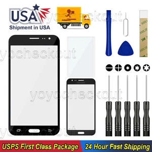 Pantalla de lente de vidrio de repuesto para Samsung Galaxy Express Prime SM-J320A - Imagen 1 de 7