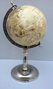 Globe Nautical Antique Replogle Classic World Globe Series With Metal Base Decor