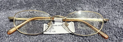 Marcos nuevos con etiqueta - WP-FM4046 DORADO 48-18-135 Foto 1 de 3