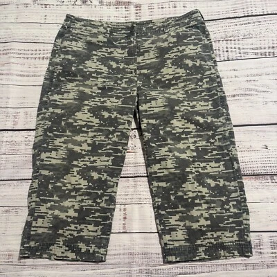 Orvis Trout Bum Outdoor Performance Capri Hiking Capri Pant Camo Women's Size 14 - Image 1 of 4