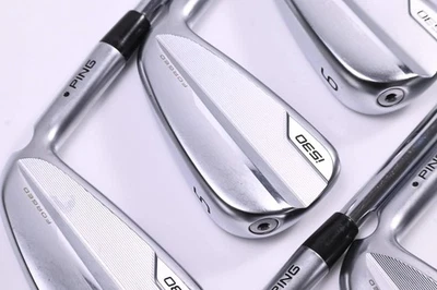 Ping i530 Irons / 4-PW+UW / Black Dot / Regular Flex Ping AWT 2.0 Shafts - Image 1 of 4